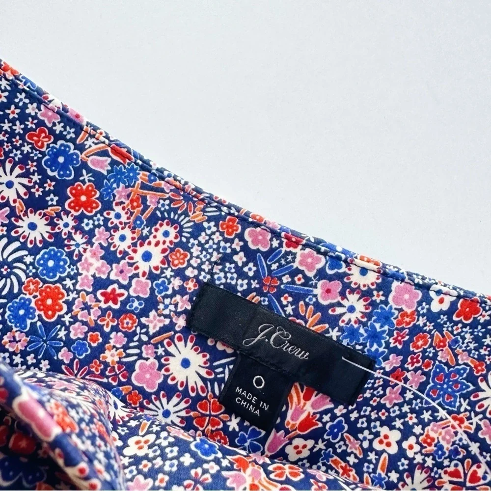 NEW J.Crew Women’s Tie Waist Short in Liberty Tana Lawn Print - Picture 4 of 10